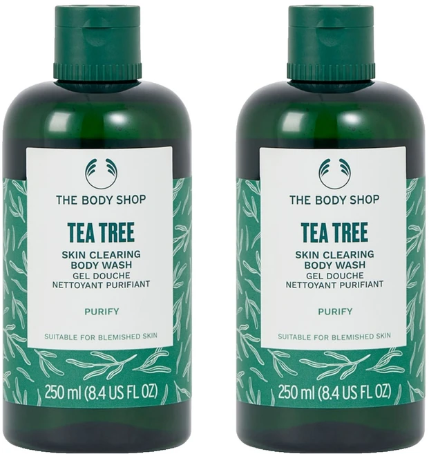 더바디샵 티트리 스킨 클리어링 바디워시, 250ml, 2개 - 쿠팡