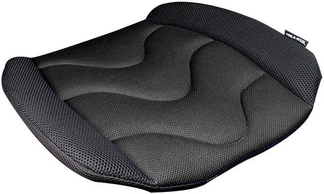 노블엔젤 레드라인 와이드 스포티 사계절 차량용 1인 방석, 블랙, 1개