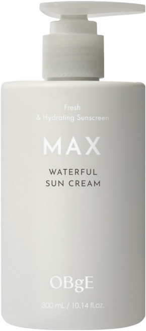 OBge 맥스 워터풀 선크림 SPF 50+ PA++++, 1개, 300ml