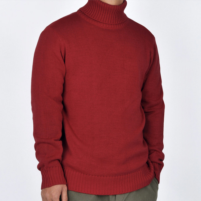 가이스토리 남성용 터틀넥 무지 듀엣 폴라 니트