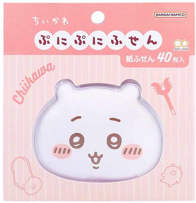 sun-star QQ吉伊卡哇造型便利貼, 小可愛, 40張, 1本