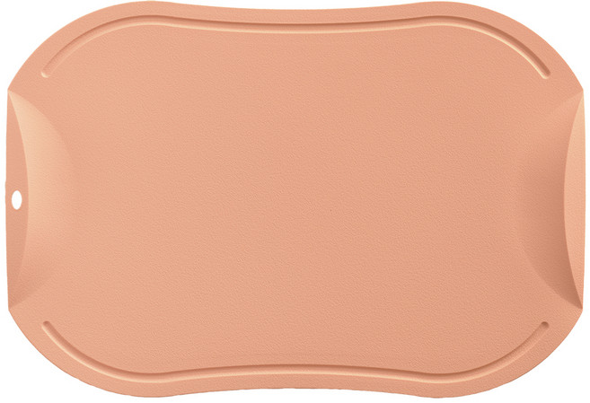 도블레 국산 특허받은 칼집나지 않는 항균도마, 살구, 1개