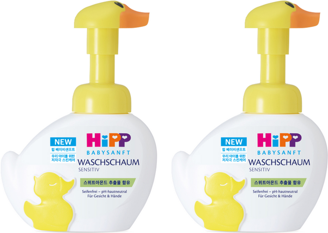 힙 베이비샌프트 유아바디 워싱폼, 250ml, 2개