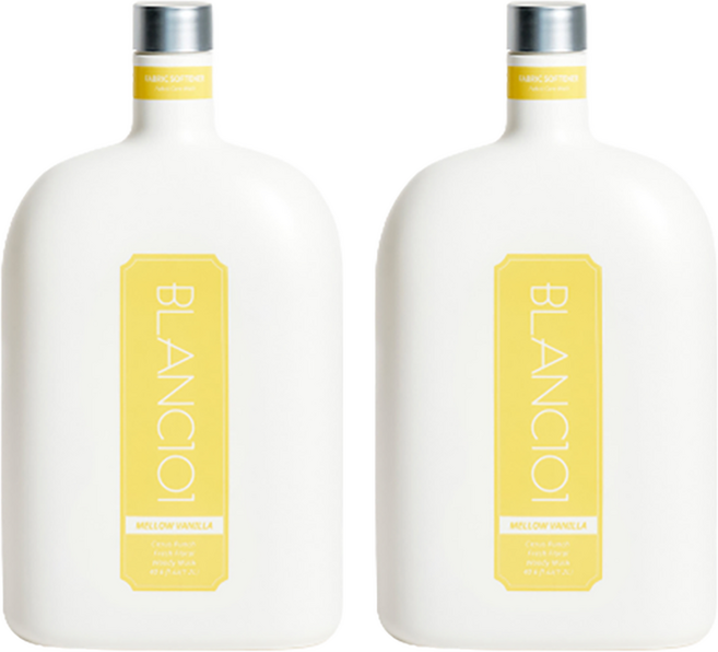 블랑101 섬유유연제 멜로우 바닐라 본품, 1.2L, 2개