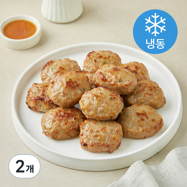 셰프초이스 국내산 한돈으로만 만든 육즙가득 한입 너비아니 (냉동), 620g, 2개