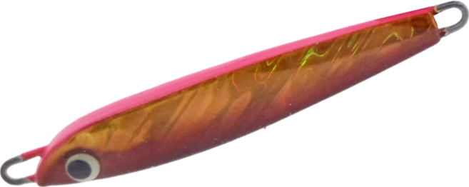 SAME 莎美 青鱗鐵板 SSB-01B020-11, 紅背金, 20g, 1個