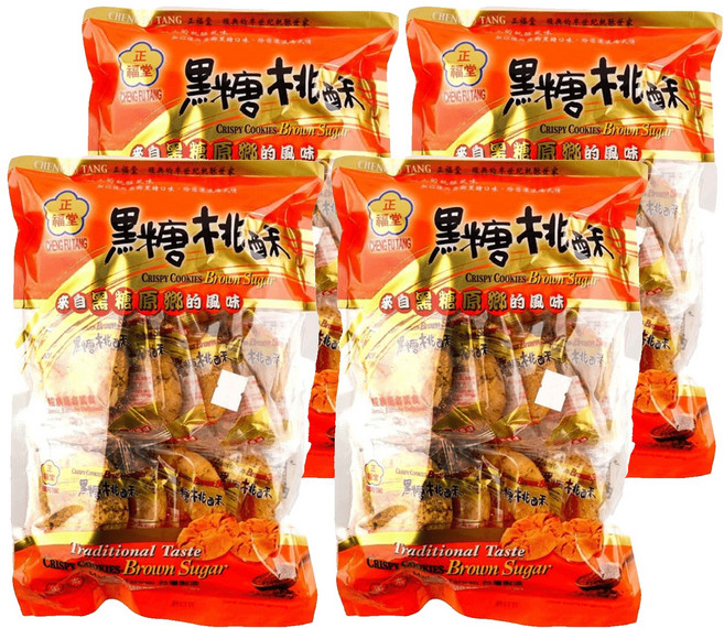 正福堂 黑糖桃酥, 300g, 4袋