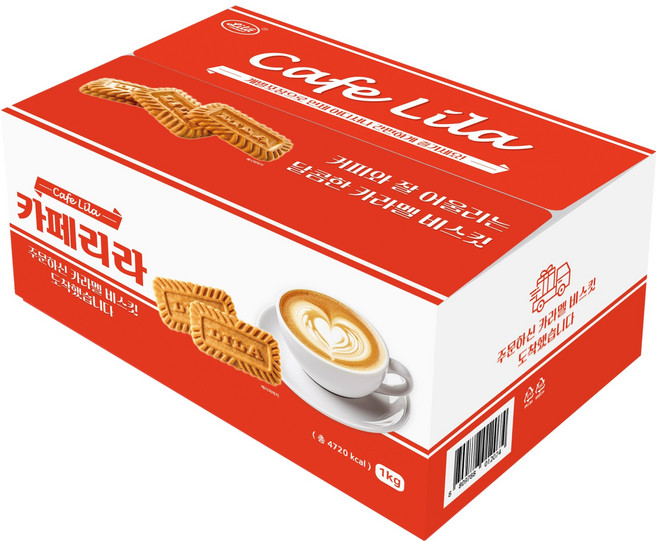 카페리라 카라멜 쿠키, 1kg, 1개