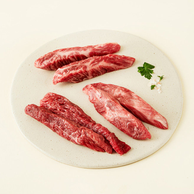 우미우 1++(9) 한우 암소 추리모듬 구이용 (냉장), 200g, 1개