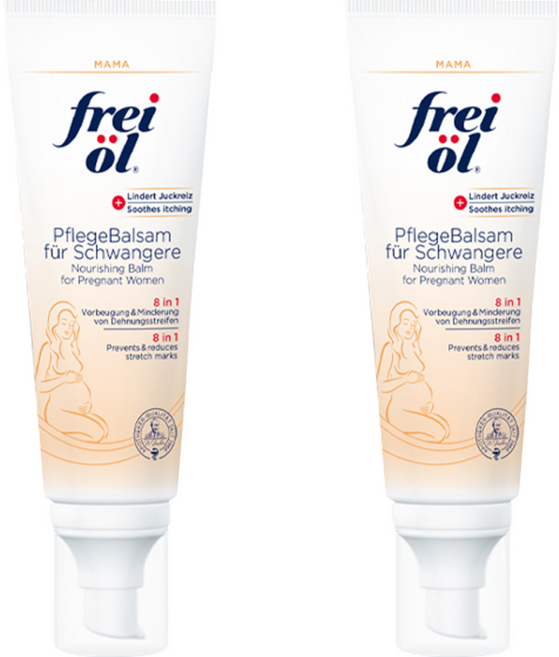 프라이웰 너리싱밤 포 그래그넌트 우먼 임산부 마사지 크림, 2개, 125ml