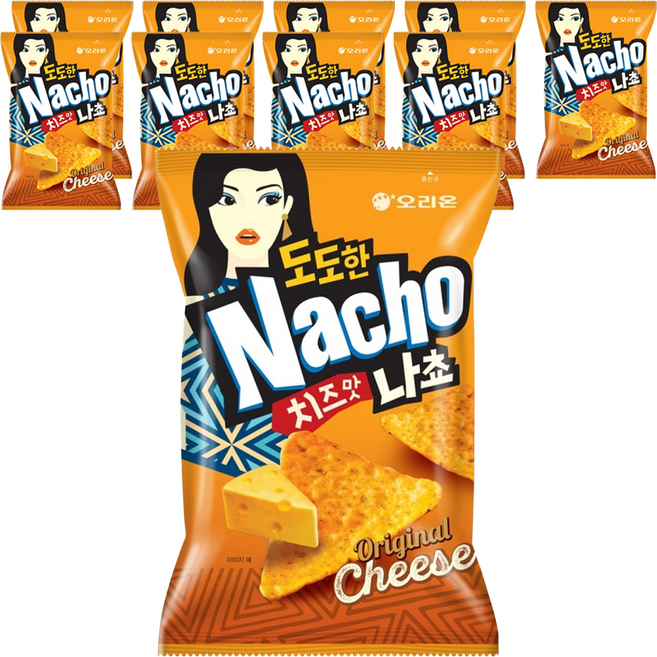 오리온 도도한 나쵸 치즈맛, 155g, 10개