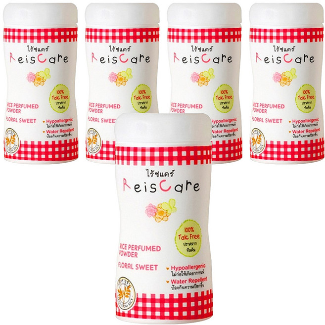 라이스케어 베이비파우더 플로럴스위트, 50g, 5개