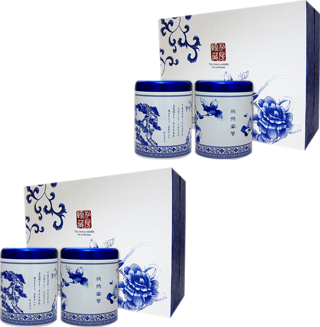 名池茶業 福壽梨山極品手採烏龍茶葉禮盒 私房臻藏款, 75g, 2盒, 2罐