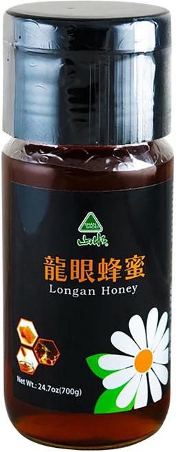 山水 龍眼蜂蜜, 700g, 1瓶
