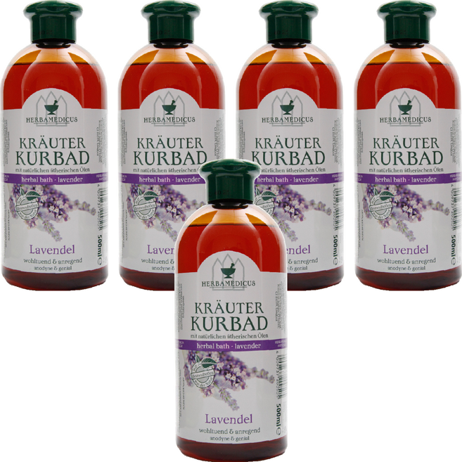 허바메디커스 허벌베스 바디워시 라벤더향, 500ml, 5개