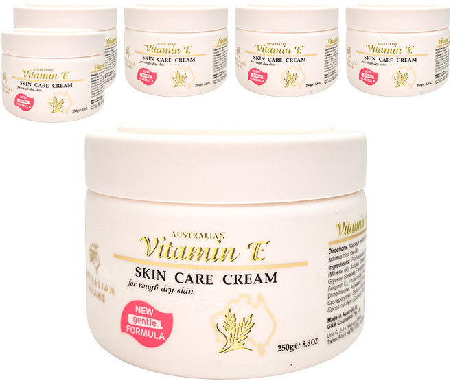 G and M AUSTRALIAN CREAMS 維他命E肌膚修復綿羊霜 滋潤保濕 舒緩乾燥, 6罐
