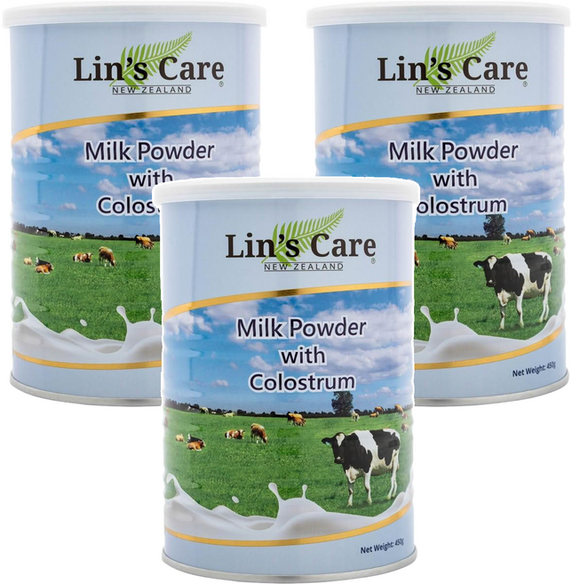 Lin's Care 高優質初乳奶粉, 450g, 3罐