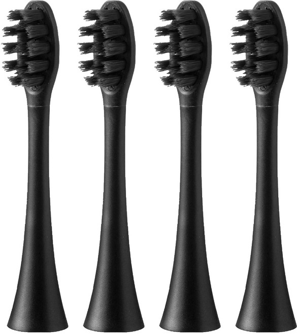 Home Planet 減少牙齦刺激 預防蛀牙 聲波電動牙刷刷頭, 4個, 單品