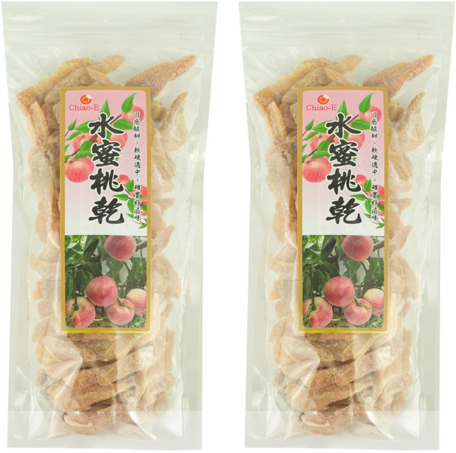 Chiao-E 巧益 水蜜桃乾, 280g, 2包