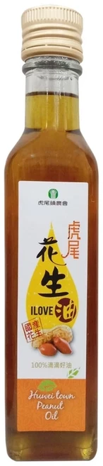 虎尾鎮農會 虎尾花生油100%, 560ml, 1瓶