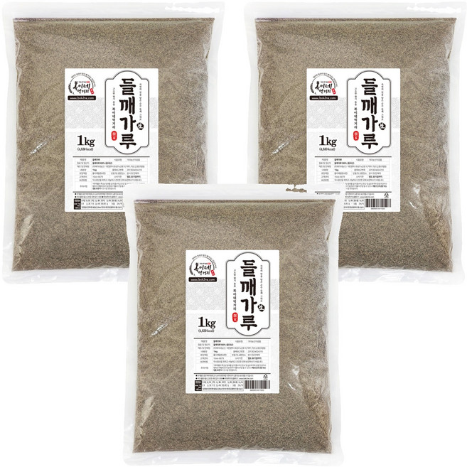 복이네먹거리 껍질째 들깨가루 탕용, 1kg, 3개