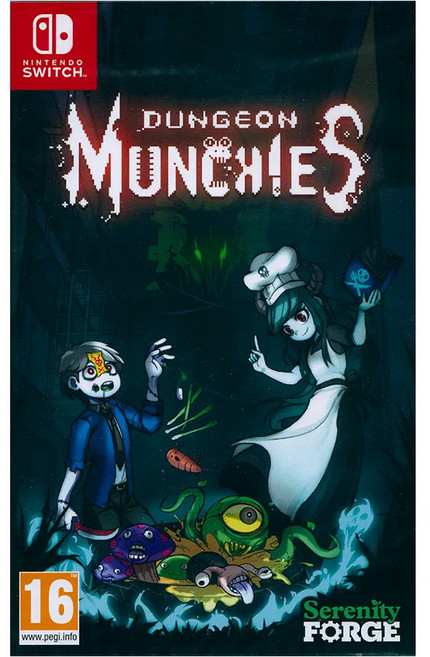 Nintendo 任天堂 SWITCH 餐癮地城 Dungeon Munchies 中英日文歐版, 單一商品