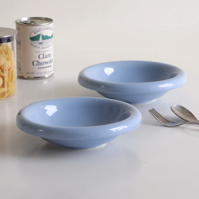 이우아여사 오데뜨 버블 딥보울, 라이트블루, 2개