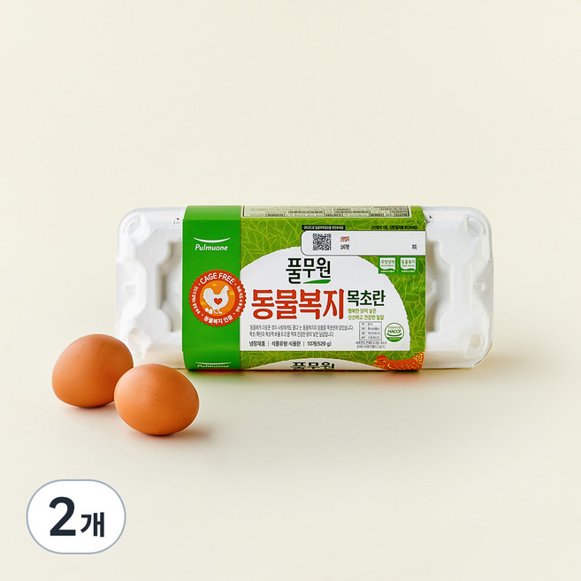 풀무원 동물복지 목초란, 10구, 2개