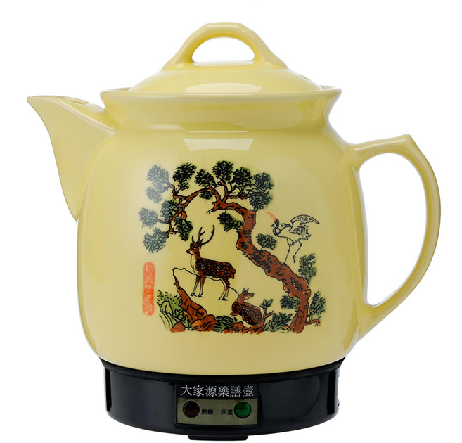 大家源 陶瓷藥膳壺 台灣製 3.5L, 1個, TCY-323