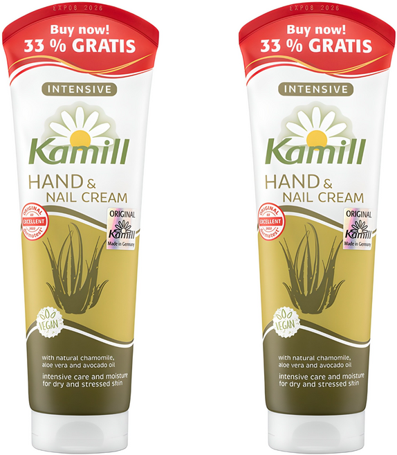 카밀 핸드&네일 크림 인텐시브 알로에향, 133ml, 2개