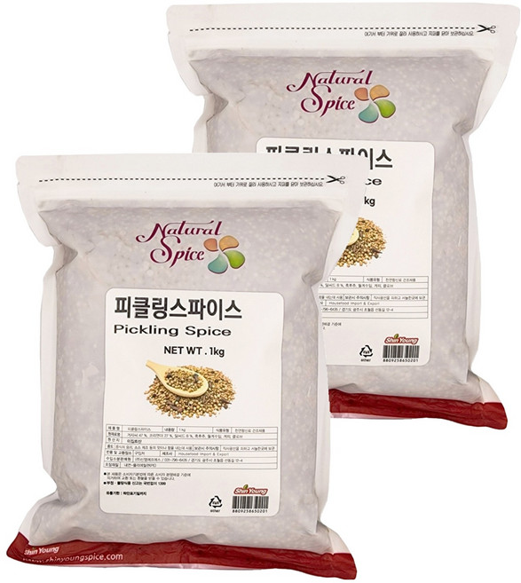 내츄럴스파이스 피클링스파이스, 1kg, 2개