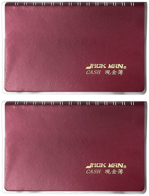 JACK MAN 80K經典系列 活頁現金本 14 x 8.8cm 128頁, 1本, 2本