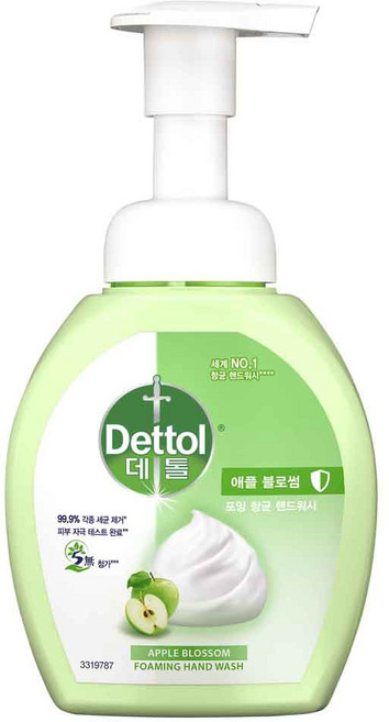 데톨 포밍항균 핸드워시 애플블로썸 본품, 250ml, 1개