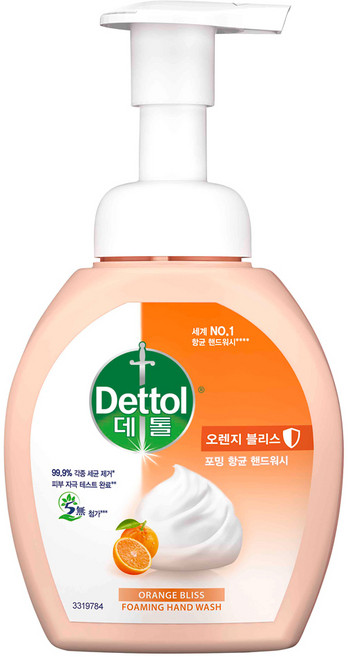 데톨 포밍항균 핸드워시 오렌지블리스, 250ml, 1개