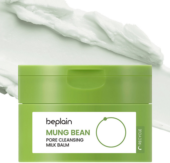 비플레인 녹두 모공 클렌징 밀크 밤, 100ml, 1개