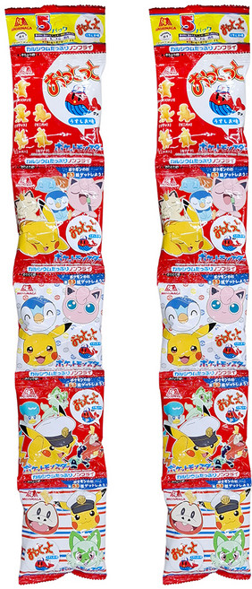 MORINAGA 森永 5連小魚造型餅 款式隨機, 50g, 2條