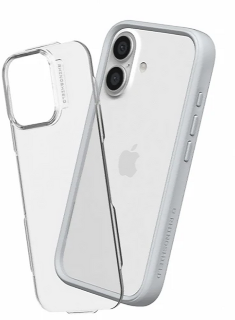 RHINOSHIELD 犀牛盾 Mod NX 手機殼 iPhone 16 Plus 淺灰色