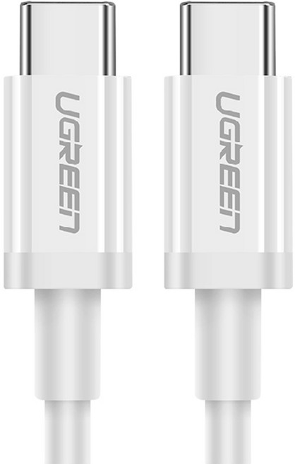 UGREEN 綠聯 Type-C-Type-C 5A快充電線/傳輸線, 2m, 白色, 1條