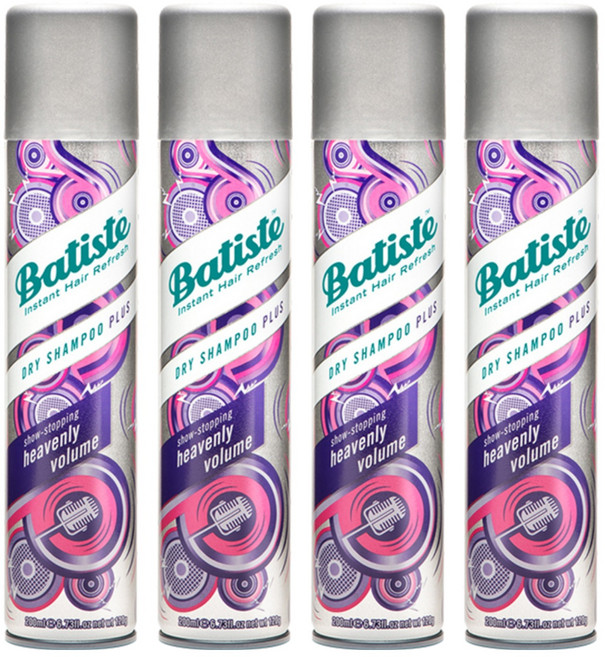 바티스트 드라이샴푸 헤븐리 볼륨, 200ml, 4개