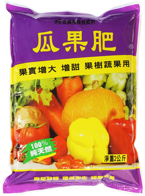 巨園 瓜果肥肥料, 2kg, 2組