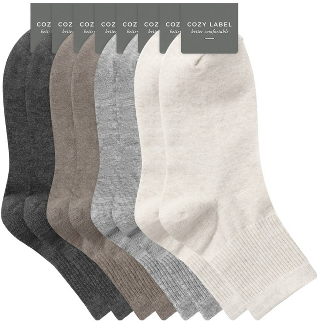 코지라벨 남성용 데일리 반골지 양말 믹스 C세트 4종 x 2p