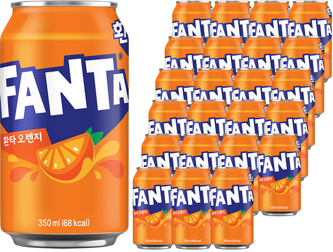 환타 오렌지, 350ml, 24개