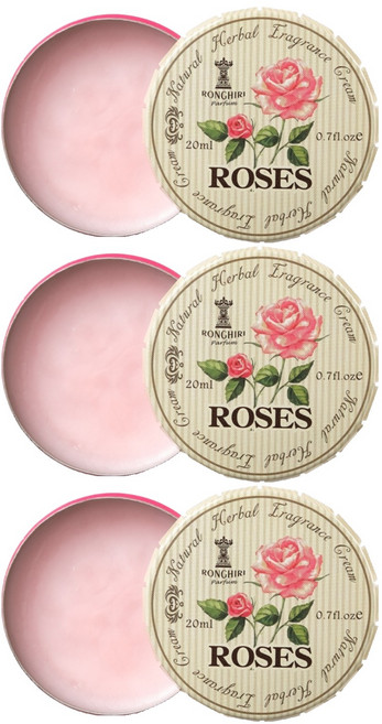 RonghiRi 朗奇林 玫瑰精油膏, 20ml, 3件