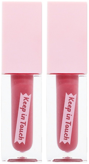 [비건뷰티] 키핀터치 젤리 립 플럼퍼 틴트, 파라다이스핑크, 2개