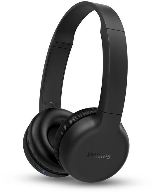 PHILIPS 飛利浦 無線藍芽貼耳式耳機, TAH1205, 黑色