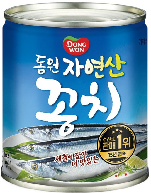 동원 꽁치 원터치 통조림, 230g, 1개
