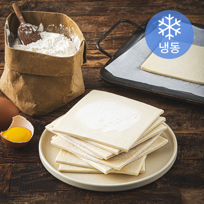 크럼 사각 패스츄리 생지 (냉동), 55g, 20개입, 1개