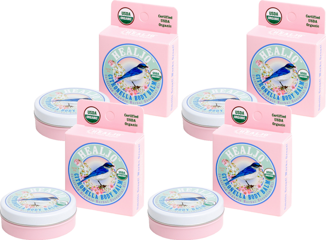 힐조 시트로넬라 바디밤, 30g, 4개