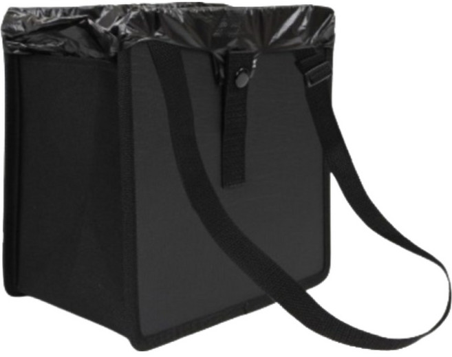 다온셀렉트 차량용 걸어쓰는 쓰레기통, 블랙