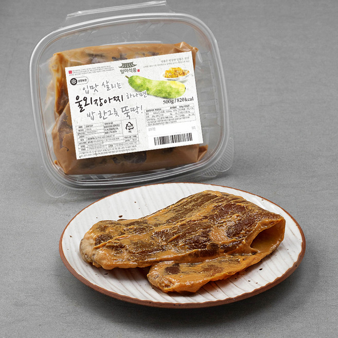 일미식품 군산 참 울외장아찌, 500g, 1개